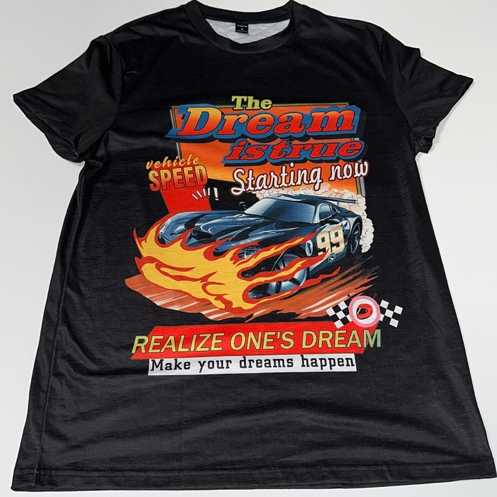 NEW SHEIN MENS GRAPHIC SHIRT